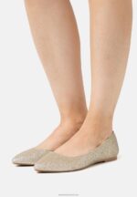Z62T2146 Women Anna Field Ballet Pumps Gold