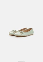 Z62T2149 Women Anna Field Ballet Pumps Green - Image 3