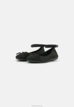 Z62T2157 Women Anna Field Ankle Strap Ballet Pumps Black - Image 3