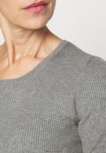 Z62T215 Women Anna Field Jumper Dress Mottled Light Grey/Black - Image 6