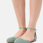 Z62T2161 Women Anna Field Ankle Strap Ballet Pumps Mint