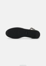 Z62T2163 Women Anna Field Comfort Ankle Strap Ballet Pumps Black - Image 5