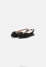 Z62T2172 Women Anna Field Ankle Strap Ballet Pumps Black - Image 3