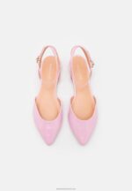 Z62T2177 Women Anna Field Ankle Strap Ballet Pumps Pink - Image 6