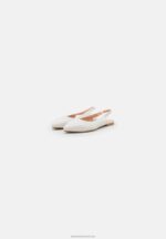 Z62T2181 Women Anna Field Slingback Ballet Pumps White - Image 3