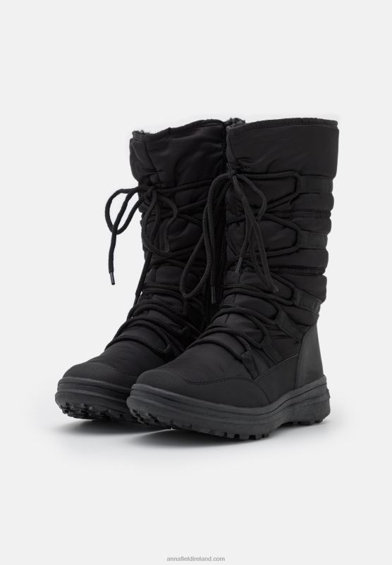 Z62T2211 Women Anna Field Winter Boots Snow Boots Winter Boots Black - Image 3
