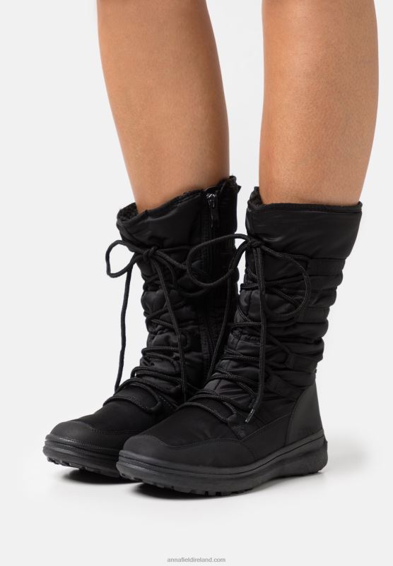 Z62T2211 Women Anna Field Winter Boots Snow Boots Winter Boots Black - Image 1