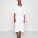 Z62T222 Women Anna Field V Front Beach Dress Maxi Dress Weiss