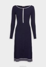 Z62T225 Women Anna Field Jumper Dress Dark Blue