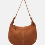 Z62T2358 Women Anna Field Leather Handbag Cognac