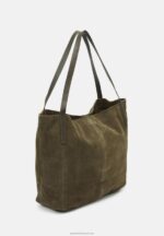 Z62T2359 Women Anna Field Leather Handbag Khaki - Image 2