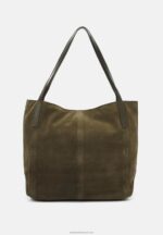 Z62T2359 Women Anna Field Leather Handbag Khaki