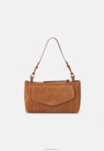Z62T2390 Women Anna Field Leather Handbag Cognac