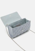 Z62T2434 Women Anna Field Clutch Blue-Grey - Image 3