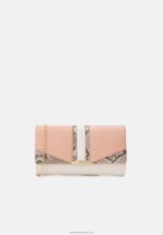 Z62T2443 Women Anna Field Clutch Offwhite/Pink