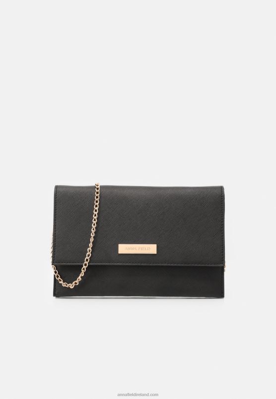 z62t2453_women_anna_field_clutch_802_black.jpg Z62T2453 Women Anna Field Clutch 802 Black - Image 1