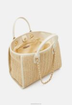 Z62T2463 Women Anna Field Tote Bag Off-White - Image 3