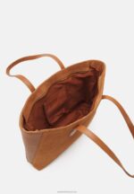 Z62T2464 Women Anna Field Leather Tote Bag Cognac - Image 3