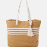 Z62T2466 Women Anna Field Tote Bag White