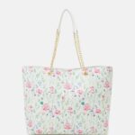 Z62T2475 Women Anna Field Tote Bag White