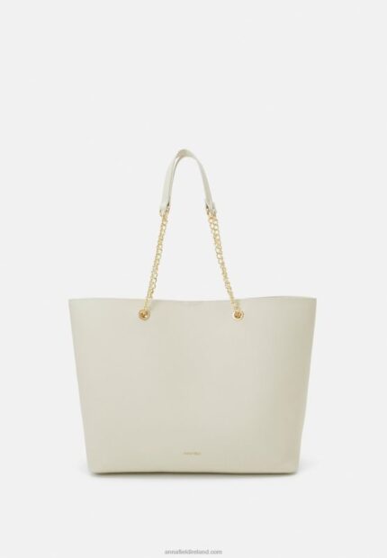 Z62T2482 Women Anna Field Tote Bag Beige