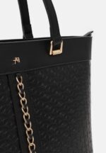 Z62T2488 Women Anna Field Tote Bag 802 Black - Image 4