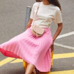 Z62T2503 Women Anna Field Across Body Bag Beige/Pink