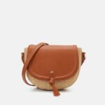 Z62T2517 Women Anna Field Across Body Bag Beige/Cognac