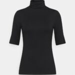 Z62T251 Women Anna Field Print T-Shirt Black