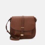 Z62T2522 Women Anna Field Across Body Bag Cognac
