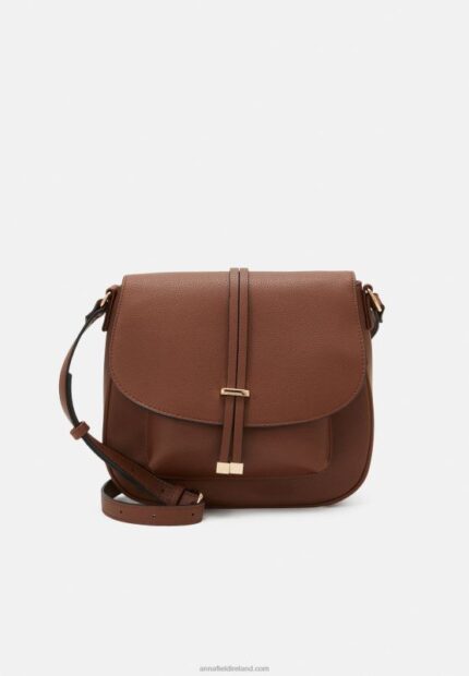 Z62T2522 Women Anna Field Across Body Bag Cognac