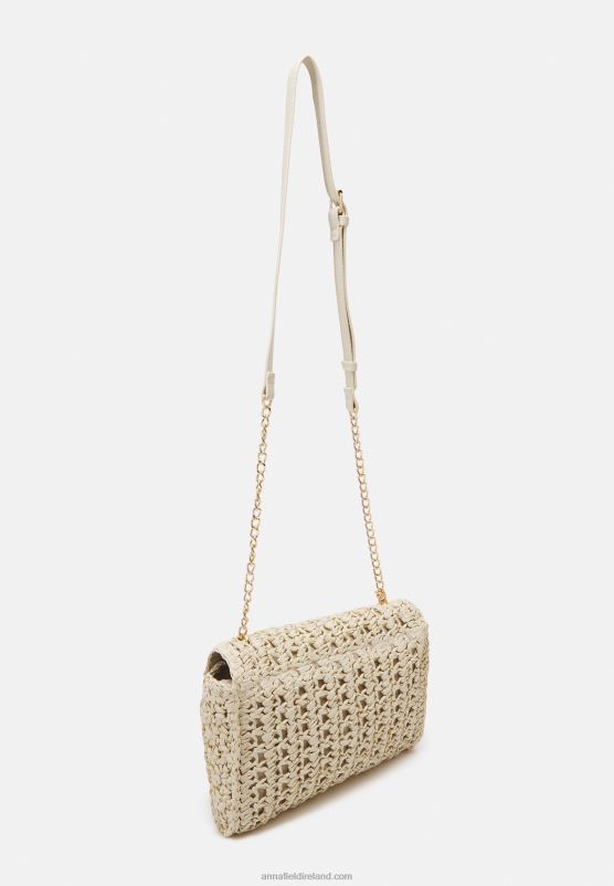 Z62T2523 Women Anna Field Awh-Llsp13605 602 Green Across Body Bag Beige - Image 2