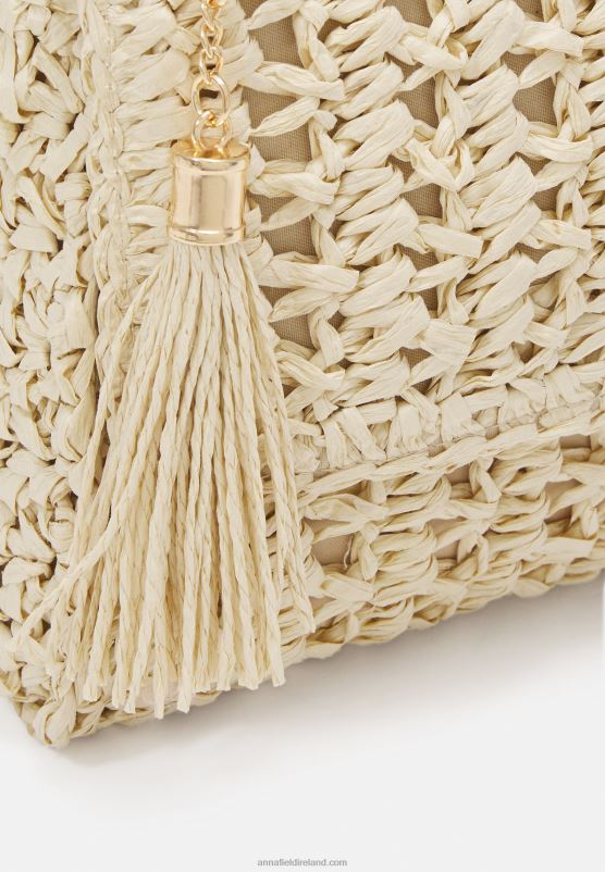 Z62T2523 Women Anna Field Awh-Llsp13605 602 Green Across Body Bag Beige - Image 5