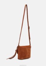 Z62T2528 Women Anna Field Leather Across Body Bag Cognac - Image 2