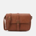 Z62T2530 Women Anna Field Across Body Bag Cognac