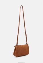 Z62T2532 Women Anna Field Leather Across Body Bag Cognac - Image 2