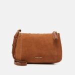 Z62T2532 Women Anna Field Leather Across Body Bag Cognac