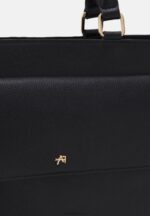 Z62T2575 Women Anna Field Leather Briefcase Black - Image 4