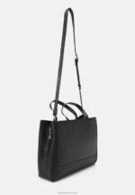 Z62T2587 Women Anna Field Leather Laptop Bag Black - Image 2