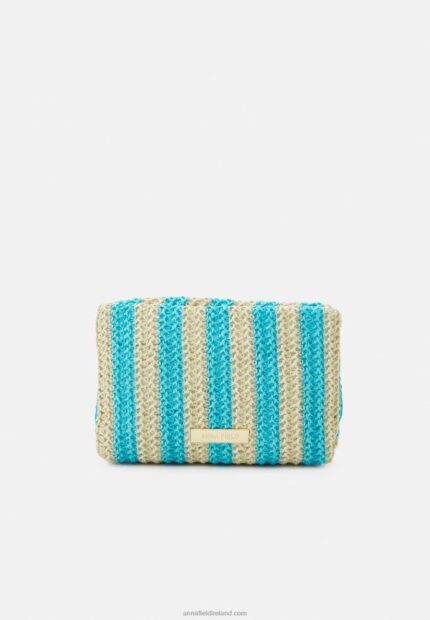 Z62T2646 Women Anna Field Wash Bag Beige/Blue