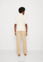 Z62T270 Women Anna Field Print T-Shirt Off-White - Image 3