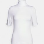 Z62T272 Women Anna Field Print T-Shirt White