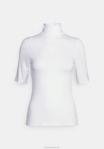 Z62T272 Women Anna Field Print T-Shirt White
