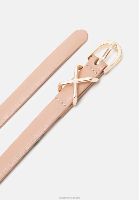 Z62T2750 Women Anna Field 3 Pack Belt Black/Rose Gold-Coloured /Mustard Yellow - Image 2