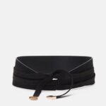 Z62T2764 Women Anna Field Waist Belt Black