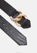 Z62T2765 Women Anna Field Waist Belt Black - Image 2