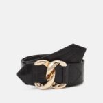 Z62T2765 Women Anna Field Waist Belt Black