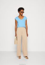 Z62T276 Women Anna Field Basic T-Shirt Blue - Image 2