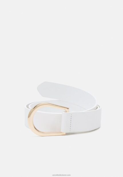 Z62T2772 Women Anna Field Waist Belt White