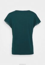 Z62T277 Women Anna Field Basic T-Shirt Teal - Image 2